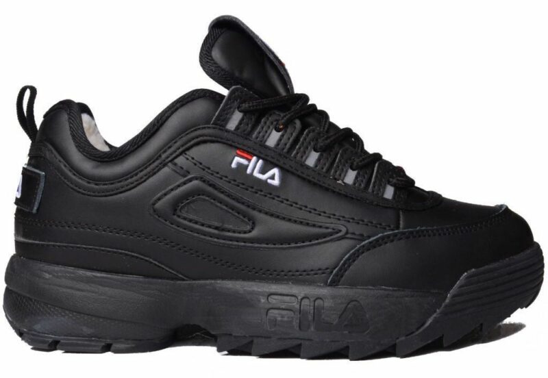 Зимние Fila Disruptor 2 с мехом черные (35-44)