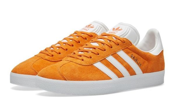 Adidas Gazelle оранжевые с белым (35-39)
